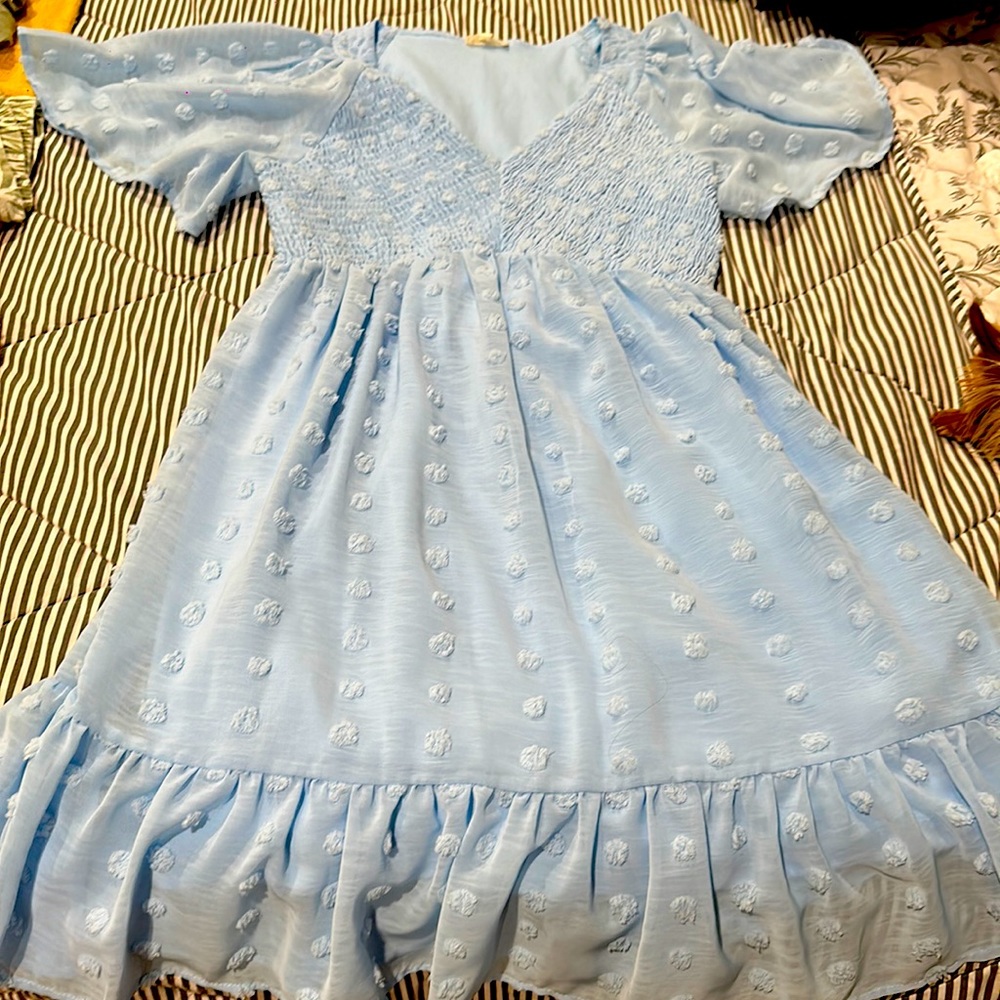 Blue summer dress